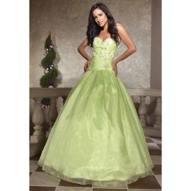 Glamour Long Sweetheart Lace Up Confirmation Robes Sans Train